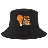 Funny Thanksgiving She Likes My Drum Stick Cool Comfort Performance Bucket Hat