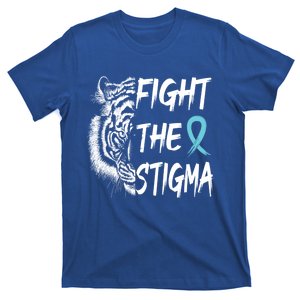 Fight The Stigma Lion Therapy Matters Suicide Prevention Gift T-Shirt