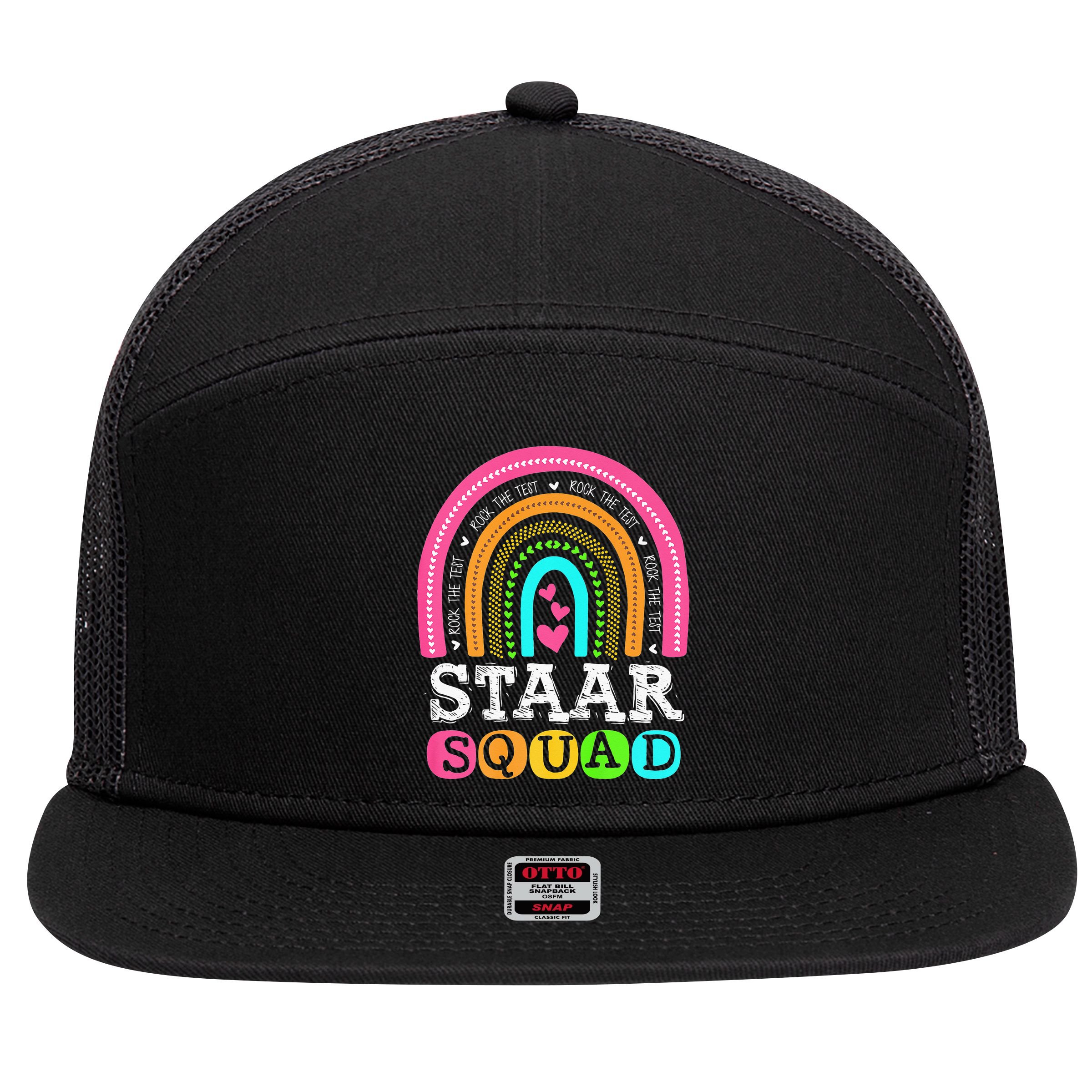 Funny Test STAAR Day Mode On Teacher Testing Ideas School 7 Panel Mesh Trucker Snapback Hat