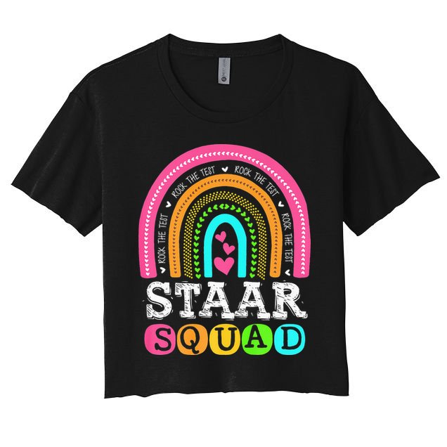 Funny Test STAAR Day Mode On Teacher Testing Ideas School Crop Top