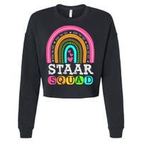 Funny Test STAAR Day Mode On Teacher Testing Ideas School Cropped Pullover Crew