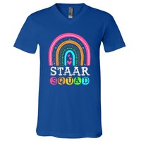 Funny Test STAAR Day Mode On Teacher Testing Ideas School V-Neck T-Shirt