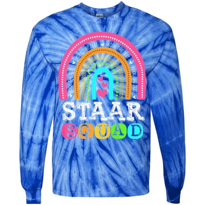 Funny Test STAAR Day Mode On Teacher Testing Ideas School Tie-Dye Long Sleeve Shirt