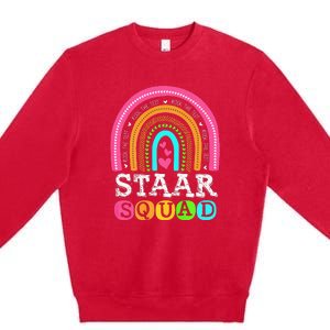 Funny Test STAAR Day Mode On Teacher Testing Ideas School Premium Crewneck Sweatshirt