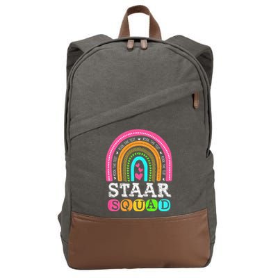 Funny Test STAAR Day Mode On Teacher Testing Ideas School Cotton Canvas Backpack