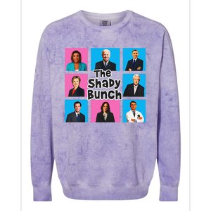 Funny The Shady Bunch 2024 Gift Colorblast Crewneck Sweatshirt