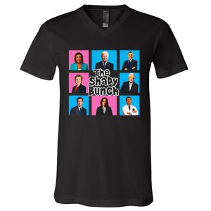 Funny The Shady Bunch 2024 Gift V-Neck T-Shirt