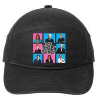 Funny The Shady Bunch 2024 Gift 7-Panel Snapback Hat