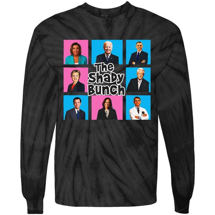 Funny The Shady Bunch 2024 Gift Tie-Dye Long Sleeve Shirt