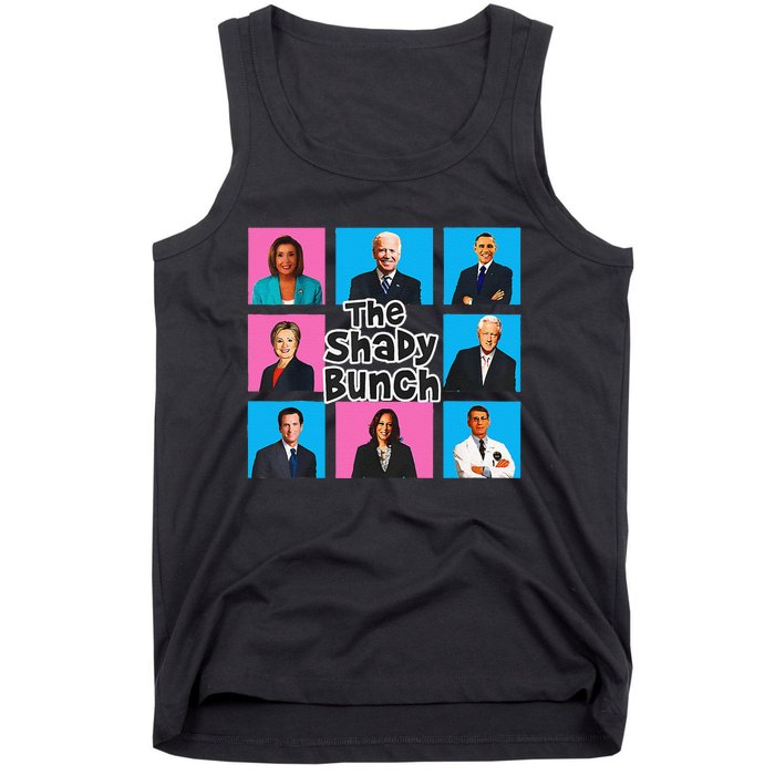 Funny The Shady Bunch 2024 Gift Tank Top