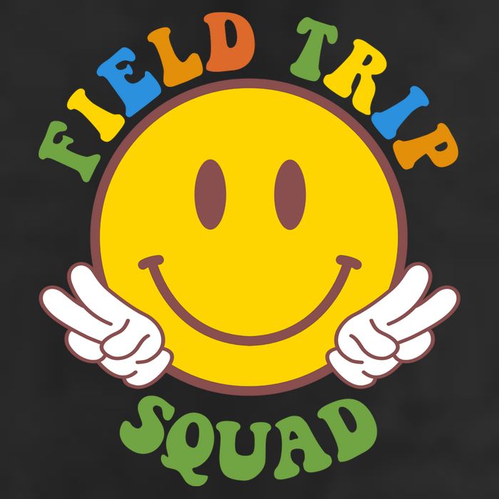 Field Trip Squad Smiley Face School Cool Comfort Performance Bucket Hat