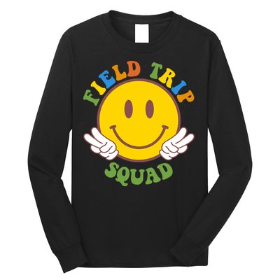 Field Trip Squad Smiley Face School Long Sleeve Shirt
