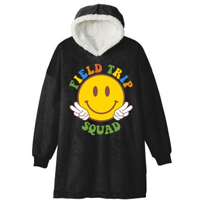 Field Trip Squad Smiley Face School Hooded Wearable Blanket