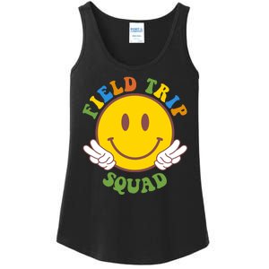 Field Trip Squad Smiley Face School Ladies Essential Tank