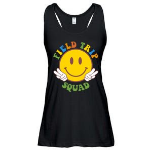 Field Trip Squad Smiley Face School Ladies Essential Flowy Tank