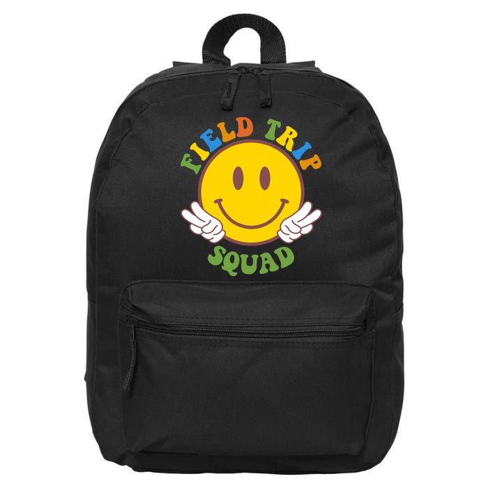 Field Trip Squad Smiley Face School 16 in Basic Backpack