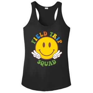 Field Trip Squad Smiley Face School Ladies PosiCharge Competitor Racerback Tank