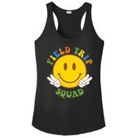 Field Trip Squad Smiley Face School Ladies PosiCharge Competitor Racerback Tank