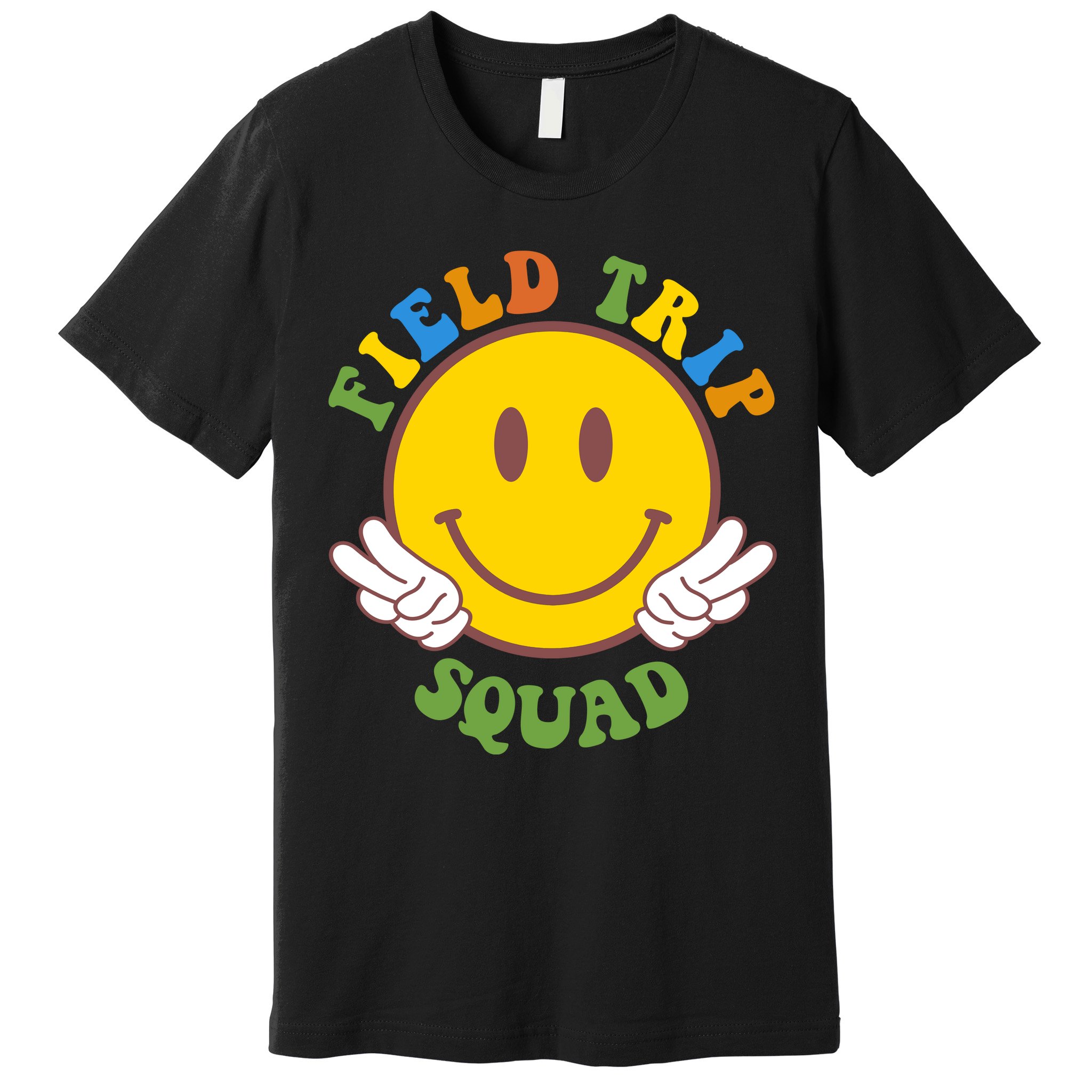 Field Trip Squad Smiley Face School Premium T-Shirt