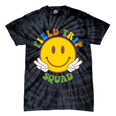 Field Trip Squad Smiley Face School Tie-Dye T-Shirt