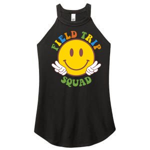 Field Trip Squad Smiley Face School Women's Perfect Tri Rocker Tank