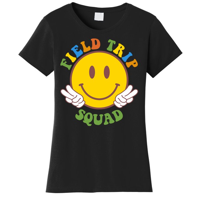 Field Trip Squad Smiley Face School Women's T-Shirt