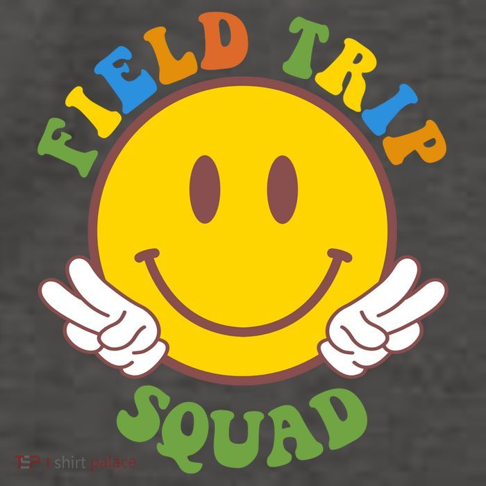 Field Trip Squad Smiley Face School Vector Backpack