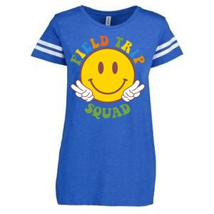 Field Trip Squad Smiley Face School Enza Ladies Jersey Football T-Shirt