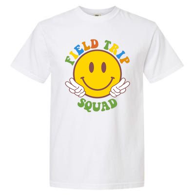 Field Trip Squad Smiley Face School Garment-Dyed Heavyweight T-Shirt