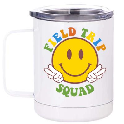 Field Trip Squad Smiley Face School 12 oz Stainless Steel Tumbler Cup