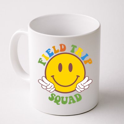 Field Trip Squad Smiley Face School Coffee Mug