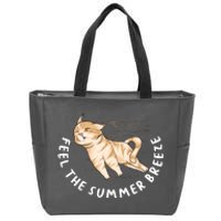 Feel The Summer Breeze Zip Tote Bag