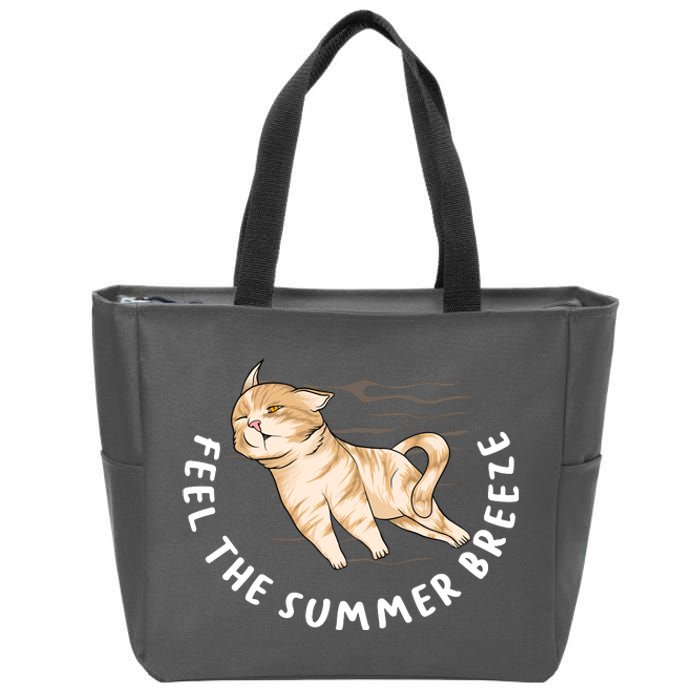 Feel The Summer Breeze Zip Tote Bag