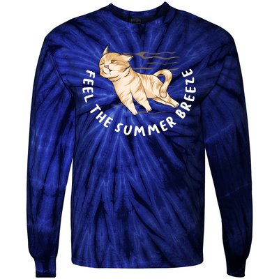 Feel The Summer Breeze Tie-Dye Long Sleeve Shirt