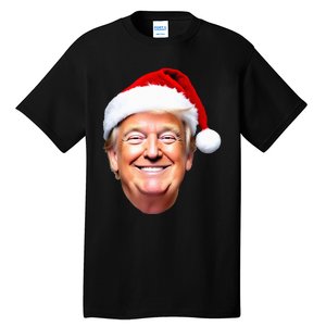 Funny Trump Santa Hat Donald Trump Christmas New Year Xmas Tall T-Shirt