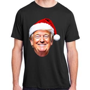 Funny Trump Santa Hat Donald Trump Christmas New Year Xmas Adult ChromaSoft Performance T-Shirt