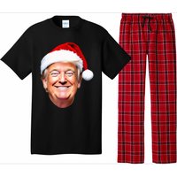 Funny Trump Santa Hat Donald Trump Christmas New Year Xmas Pajama Set