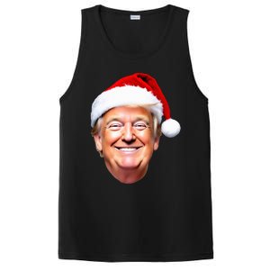 Funny Trump Santa Hat Donald Trump Christmas New Year Xmas PosiCharge Competitor Tank