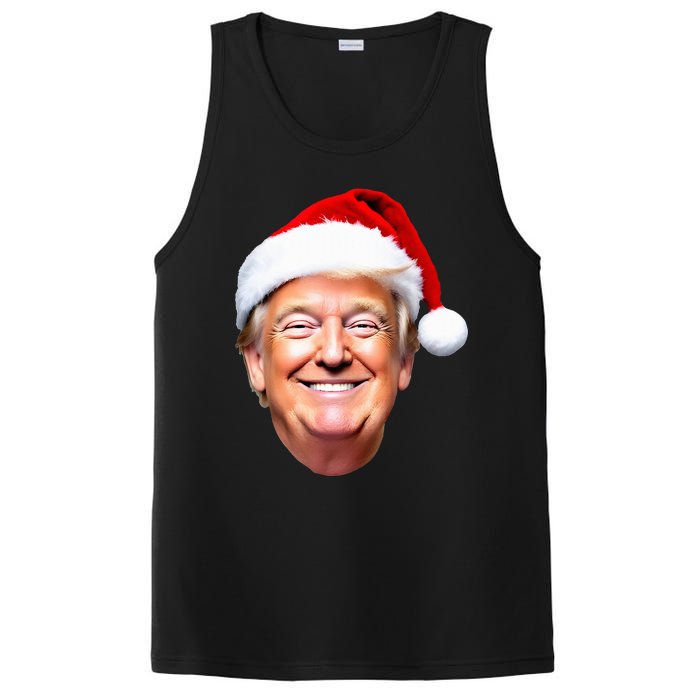 Funny Trump Santa Hat Donald Trump Christmas New Year Xmas PosiCharge Competitor Tank