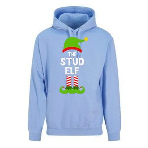 Funny The Stud Elf Christmas Family Party Pajama Unisex Surf Hoodie