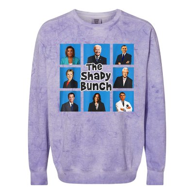 Funny The Shady Bunch 2024 Colorblast Crewneck Sweatshirt