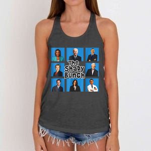 Funny The Shady Bunch 2024 Women's Knotted Racerback Tank