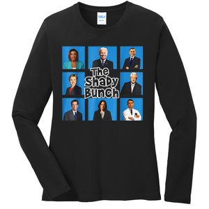 Funny The Shady Bunch 2024 Ladies Long Sleeve Shirt