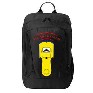 Found The Stud Funny City Backpack