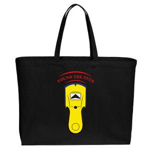 Found The Stud Funny Cotton Canvas Jumbo Tote