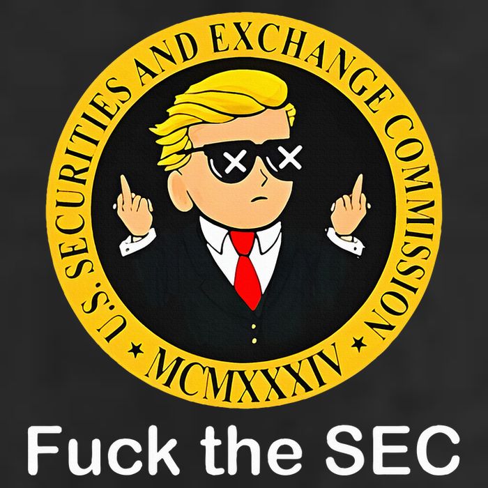 Fuck The Sec Mcmxxxiv Us Securities And Exchange Commission 7 Panel Mesh Trucker Snapback Hat