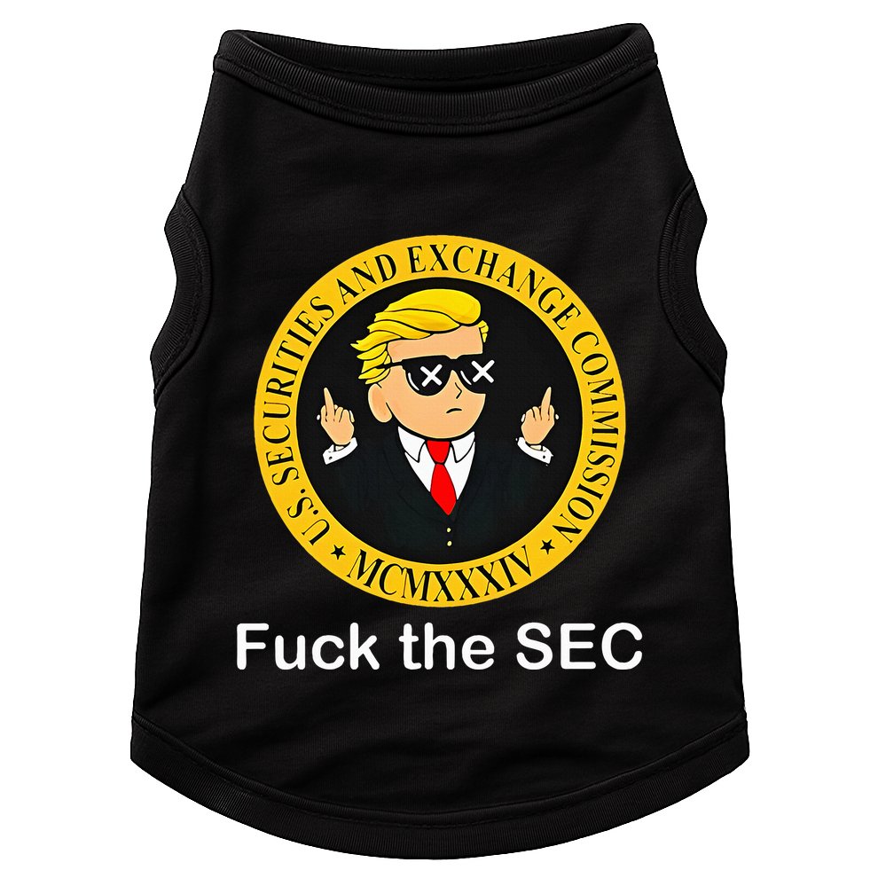 Fuck The Sec Mcmxxxiv Us Securities And Exchange Commission Doggie Tank
