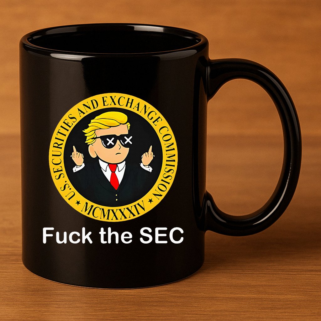 Fuck The Sec Mcmxxxiv Us Securities And Exchange Commission 11oz C Handle Ceramic Mug