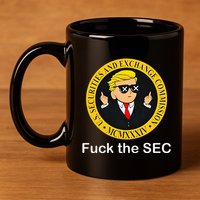 Fuck The Sec Mcmxxxiv Us Securities And Exchange Commission 11oz C Handle Ceramic Mug