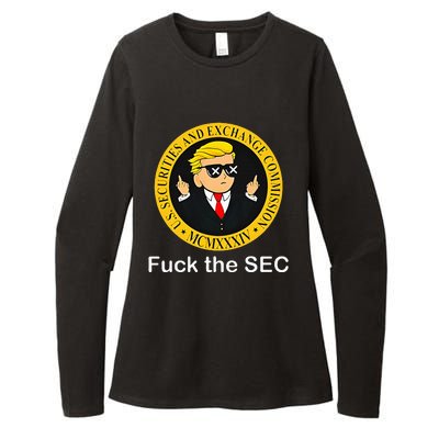 Fuck The Sec Mcmxxxiv Us Securities And Exchange Commission Womens CVC Long Sleeve Shirt